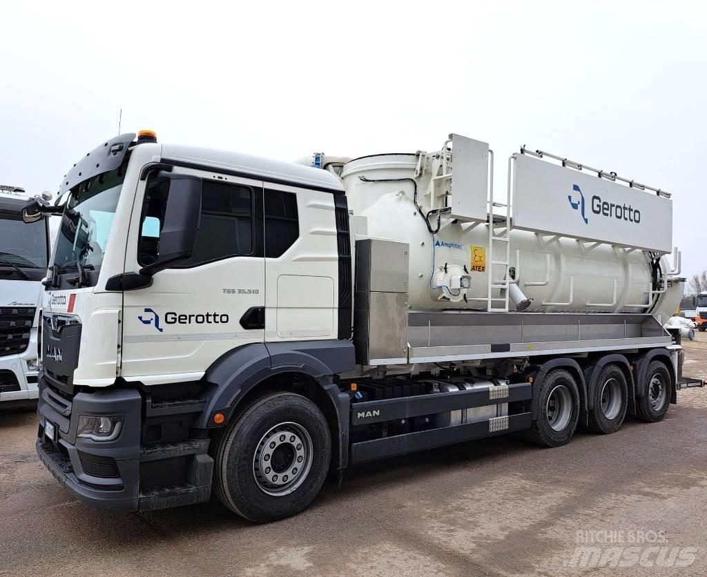 Amphitec Vortex 9000 Camion aspirateur, Hydrocureur