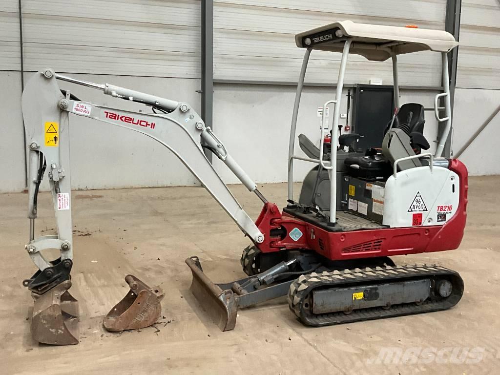 Takeuchi TB 216 Mini pelle < 7t