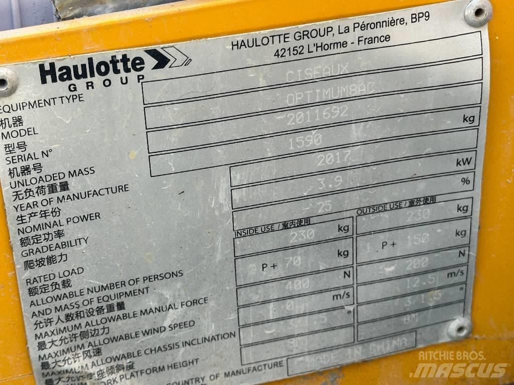 Haulotte OPTIMUM 8 Nacelle ciseaux