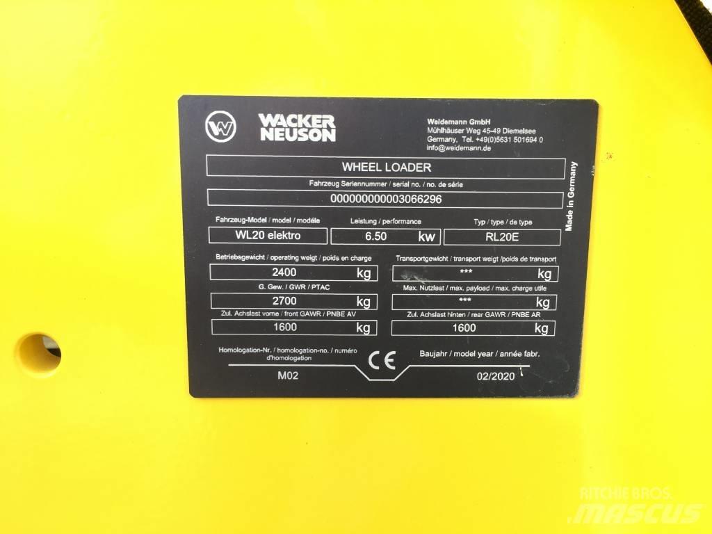Wacker Neuson WL20e Chargeuse sur pneus
