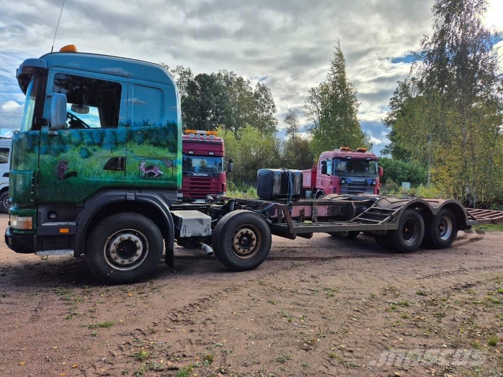 Scania R 124 Camions de transport de machines forestières
