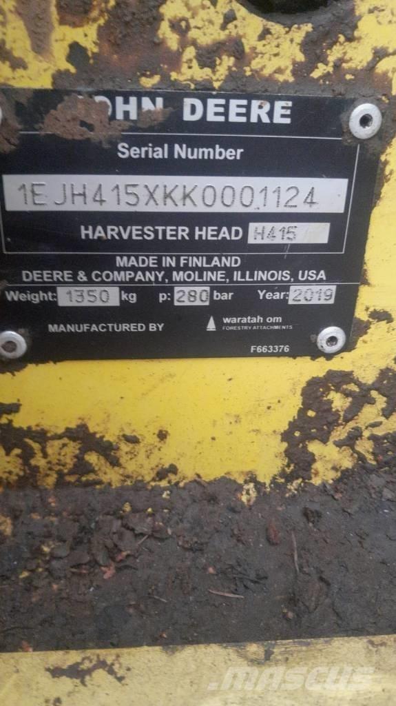 John Deere 1270 E Abatteuse