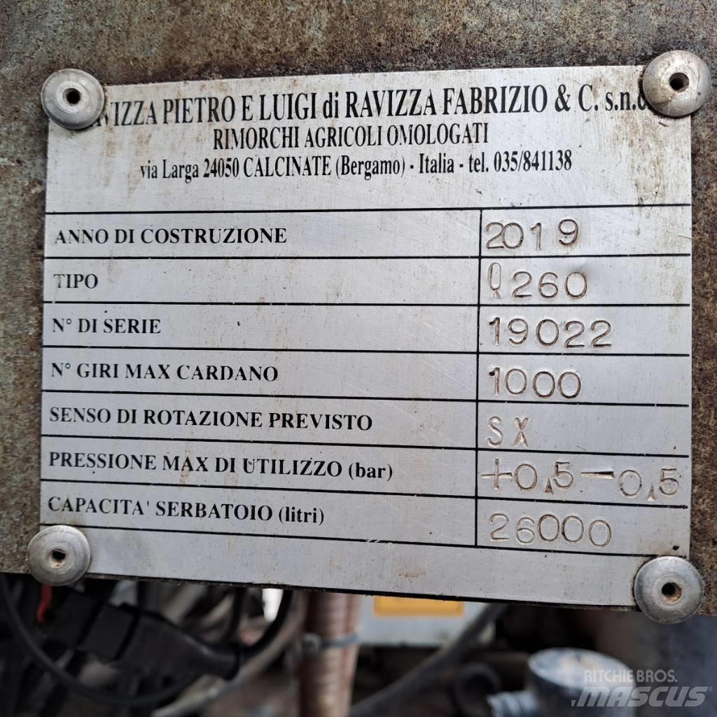  RAVIZZA CB260S4ASIB Tonne à lisier