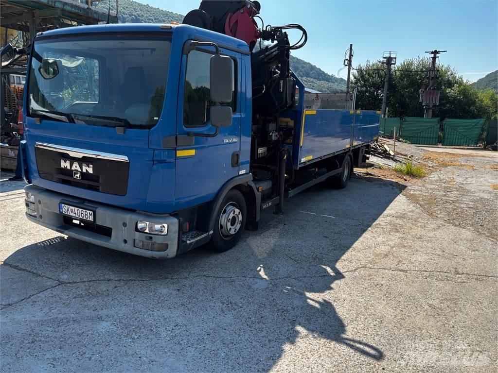 MAN TGL 12.180 + HR Camion plateau