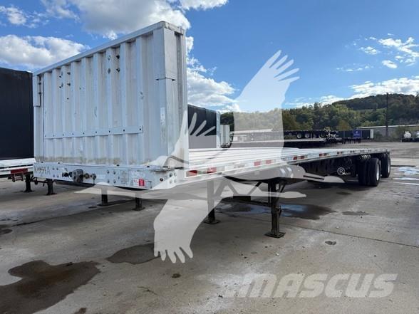 Manac 48' COMBO FLATBED Semi remorque plateau ridelle