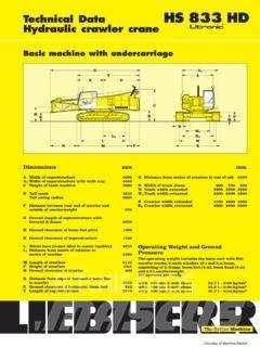 Liebherr HS 833 HD Dragline
