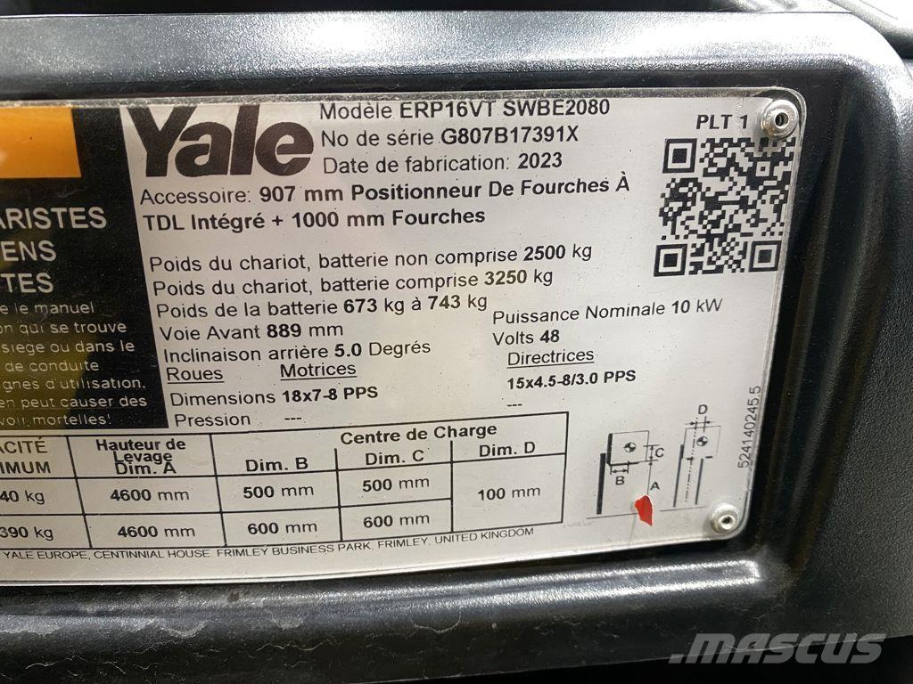 Yale ERP16VT Chariots élévateurs électriques