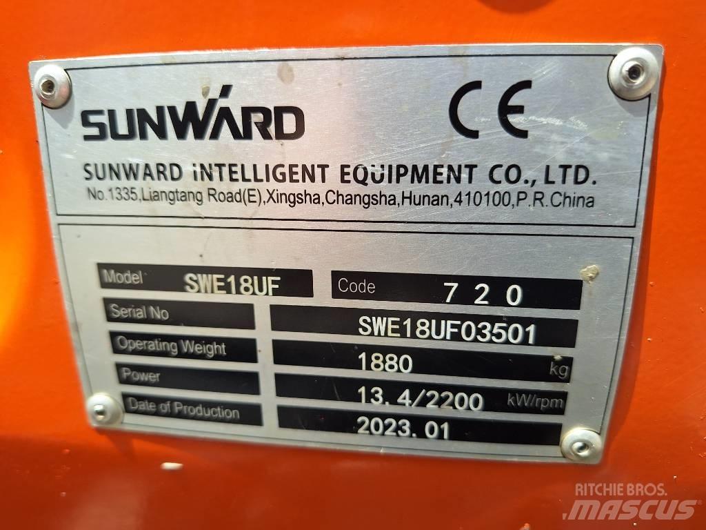 Sunward SWE 18 UF Mini pelle < 7t