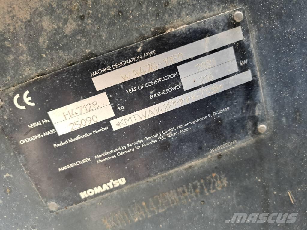 Komatsu WA475-10E0 Chargeuse sur pneus