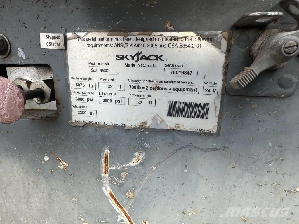SkyJack SJ 4632 Nacelle ciseaux