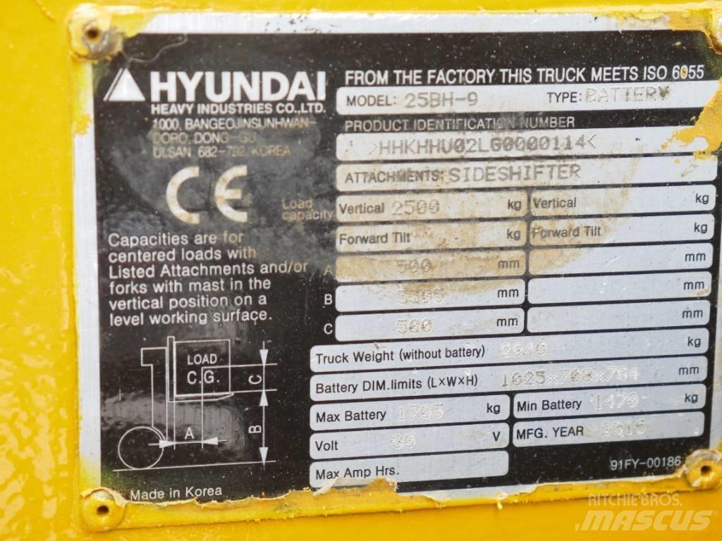 Hyundai 25 BH-9 Chariots élévateurs électriques