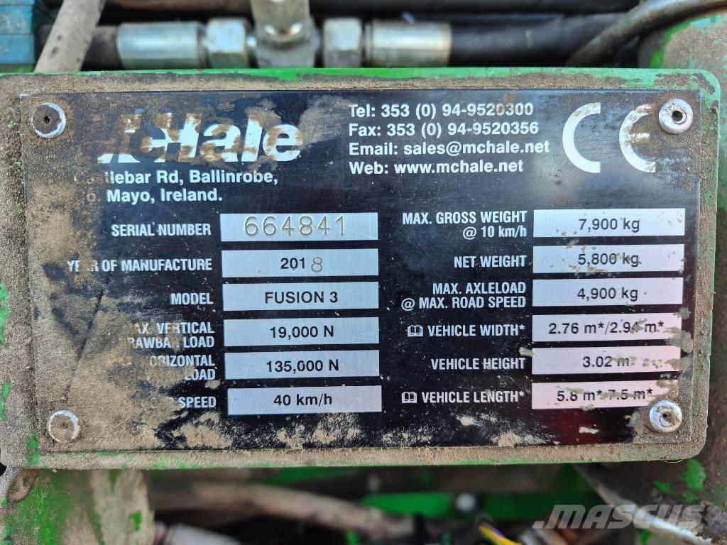 McHale Fusion 3 Presse à balle ronde