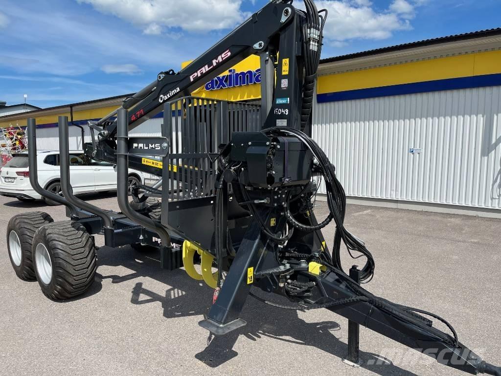 Palms P4.71 Remorque forestière avec grue