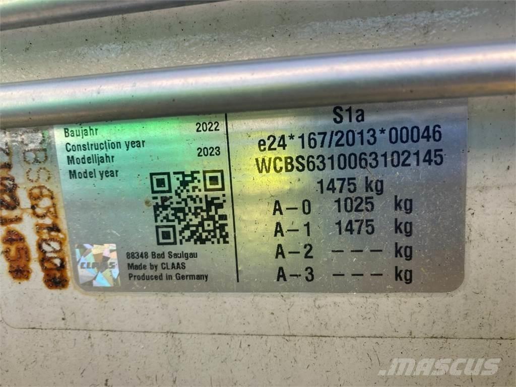 CLAAS VOLTO 1300 T Rateau faneur