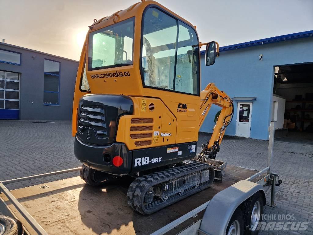 Hyundai R18-9AK Mini pelle < 7t