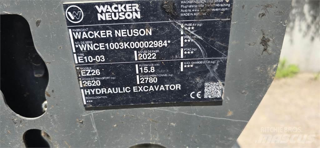 Wacker Neuson EZ26 Pelle sur chenilles