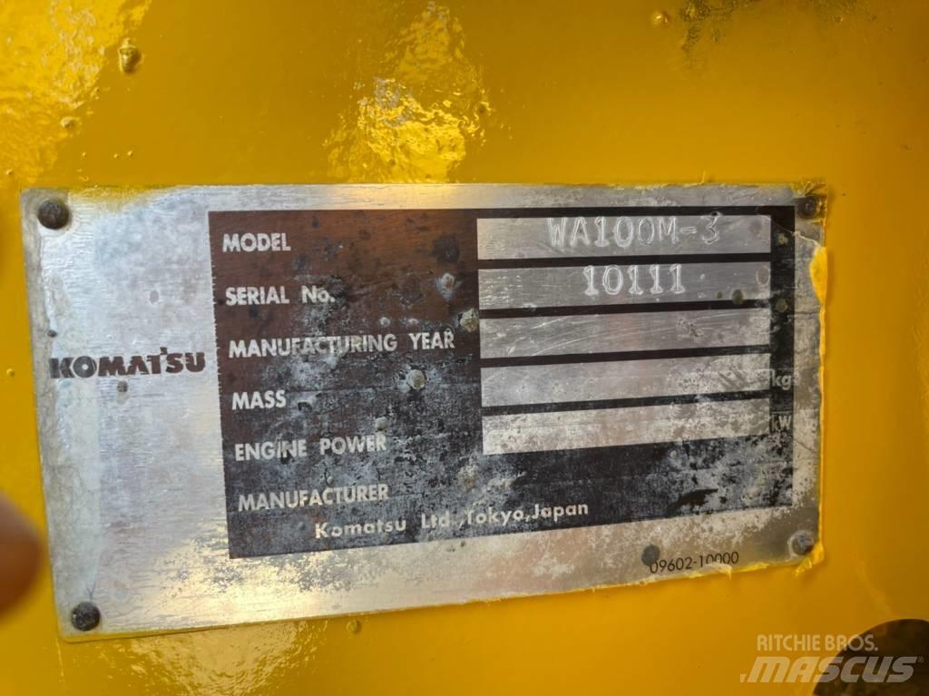 Komatsu WA100M-3 Chargeuse sur pneus