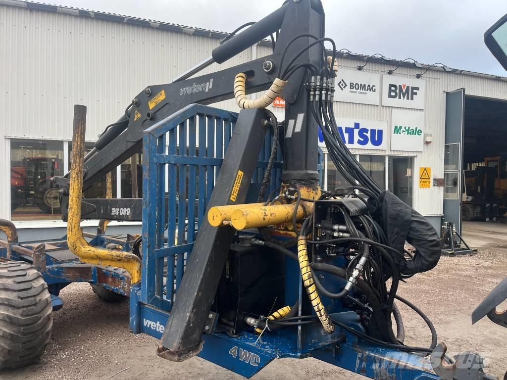 Vreten 1200 4wd Remorque forestière avec grue