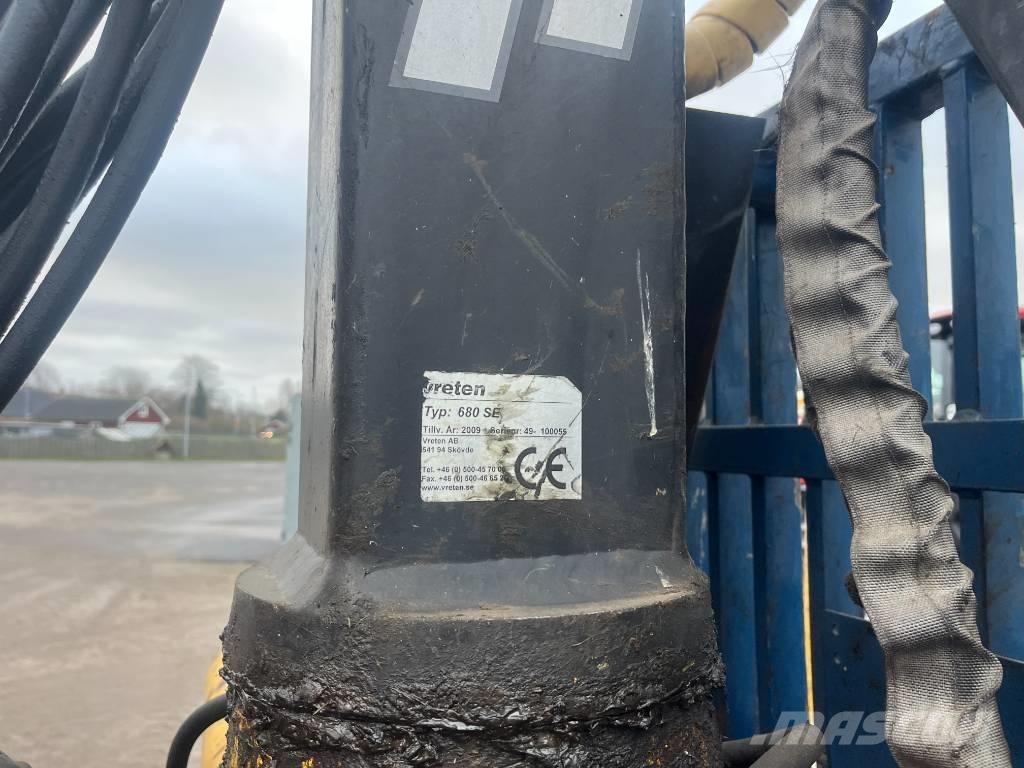 Vreten 1200 4wd Remorque forestière avec grue