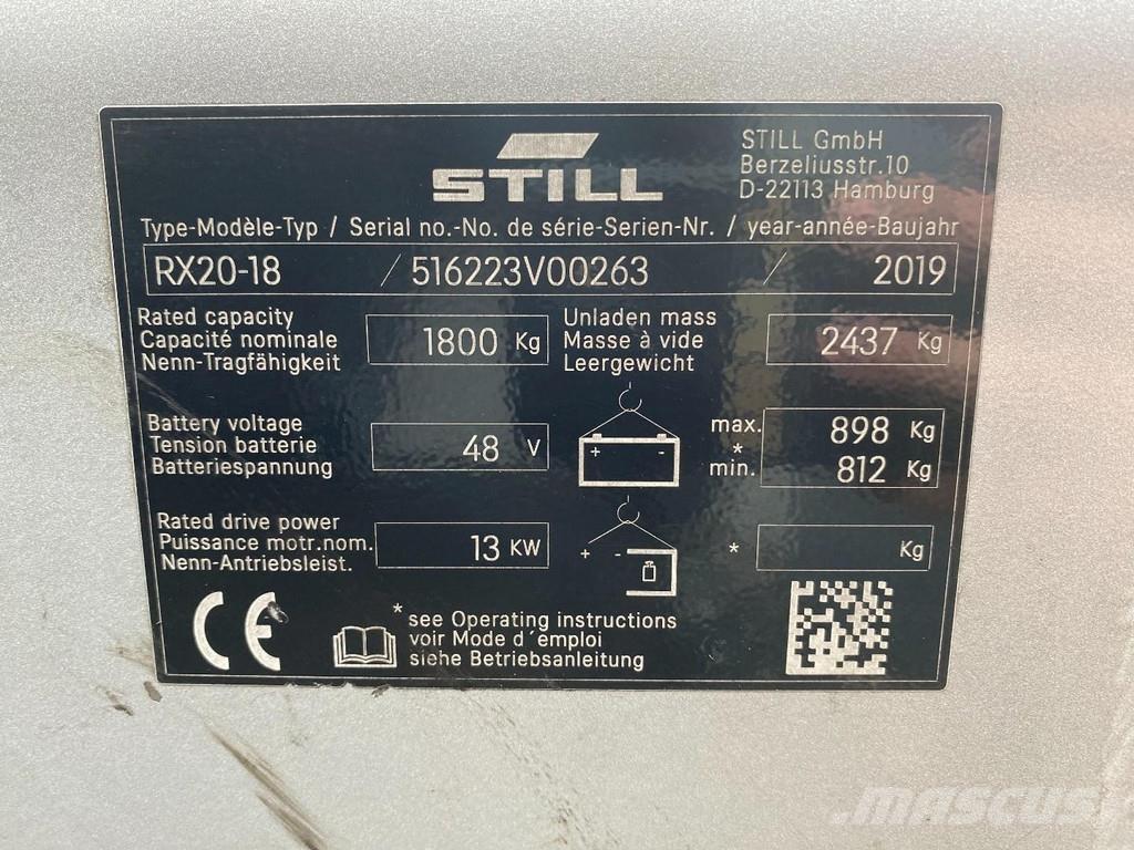 Still RX20-18 Chariots élévateurs électriques