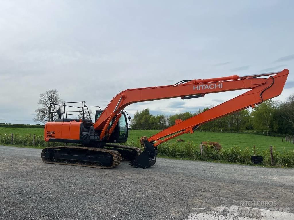 Hitachi Zaxis 210 LC Pelle longue portée