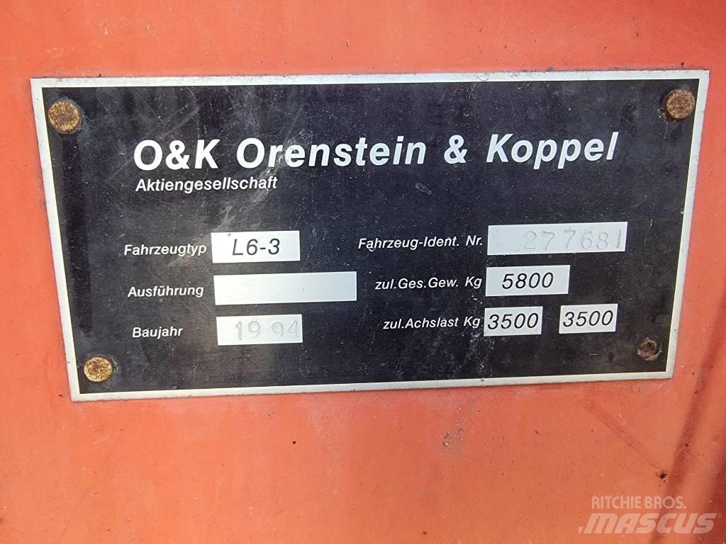 O&K L 6 Chargeuse sur pneus