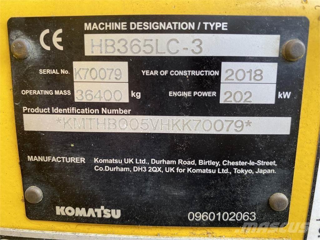 Komatsu HB365LC-3 Pelle sur chenilles