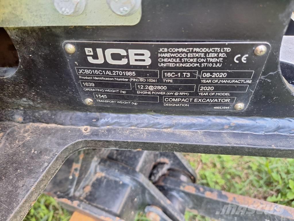 JCB 16 C-1 Mini pelle < 7t
