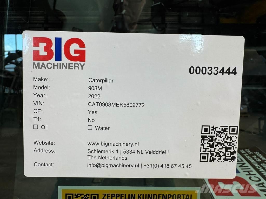 CAT 908M Chargeuse sur pneus