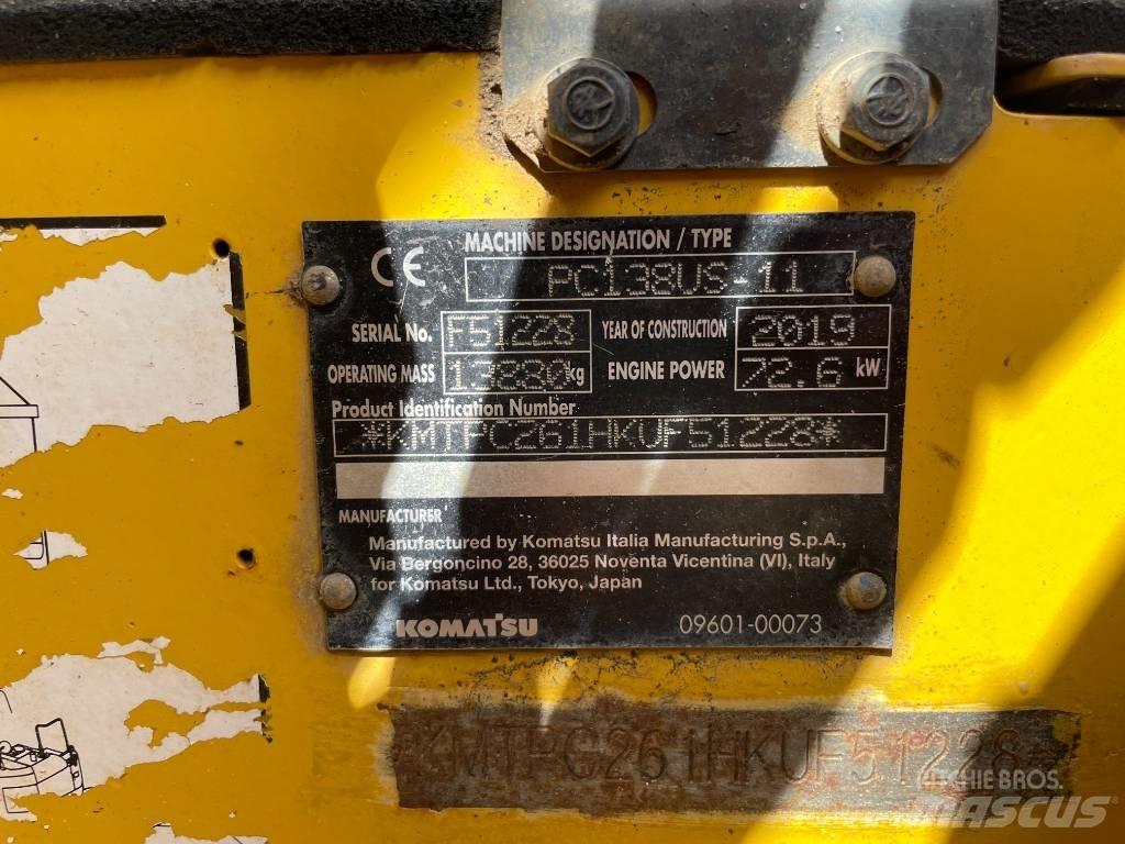 Komatsu PC 138 US-11 Pelle sur chenilles