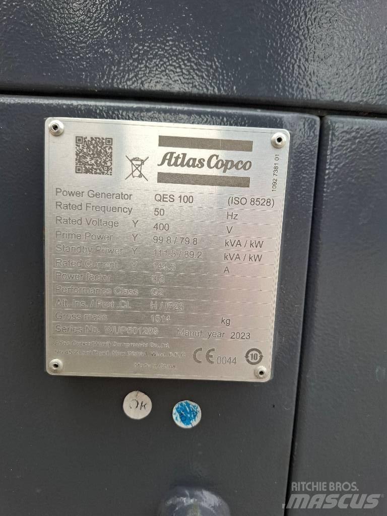 Atlas Copco QES 100 Générateurs diesel