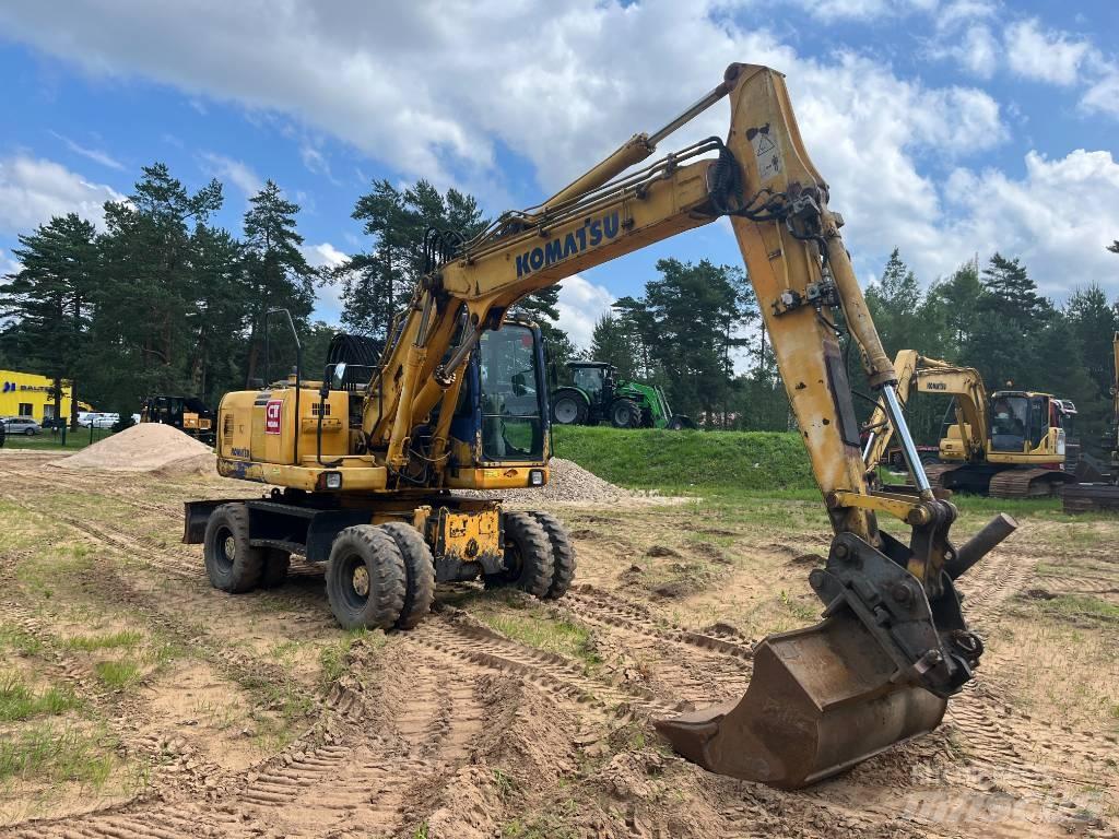 Komatsu PW 160 ES-7K Pelle sur pneus