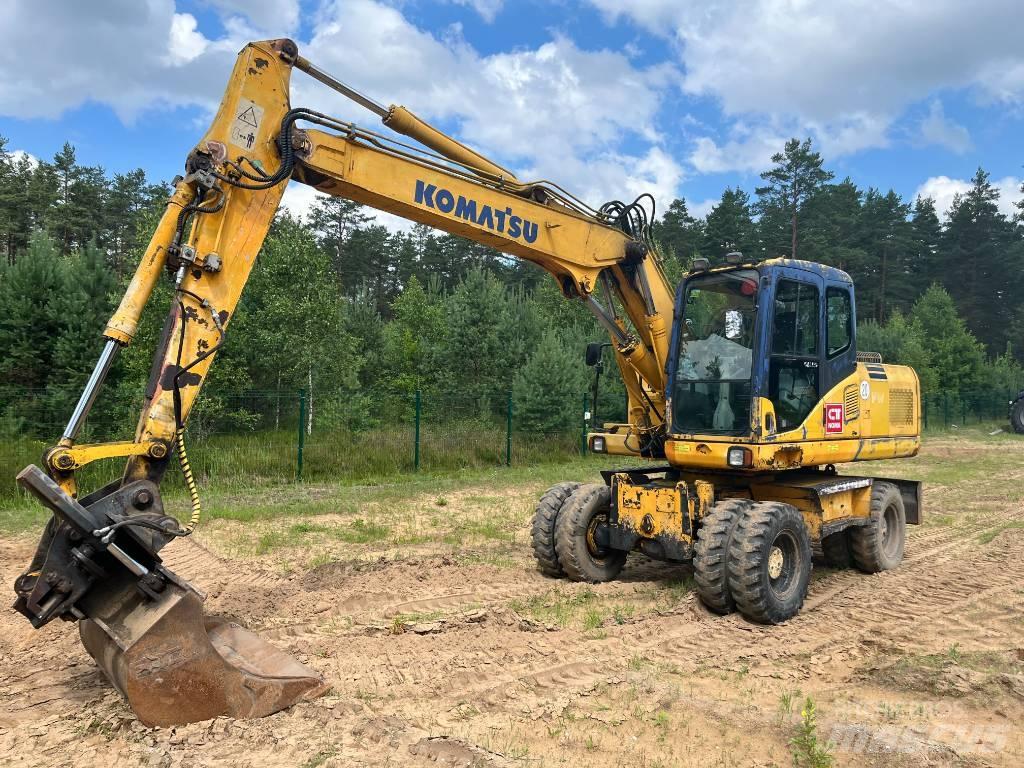 Komatsu PW 160 ES-7K Pelle sur pneus