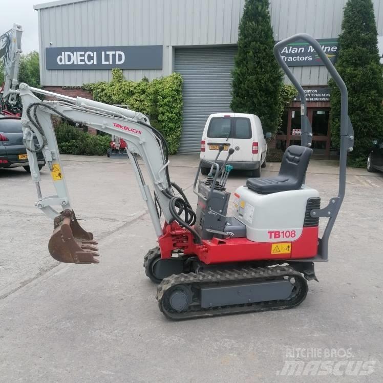 Takeuchi TB108 Mini pelle < 7t