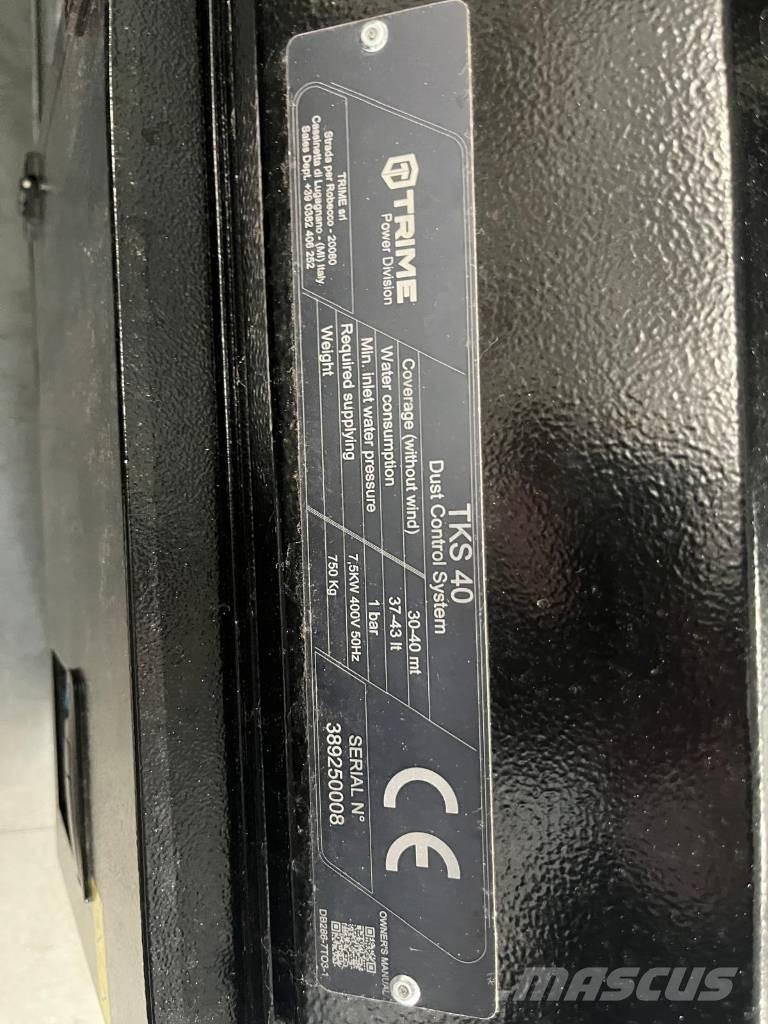 Trime TKS-40 SKID Système de brumisation