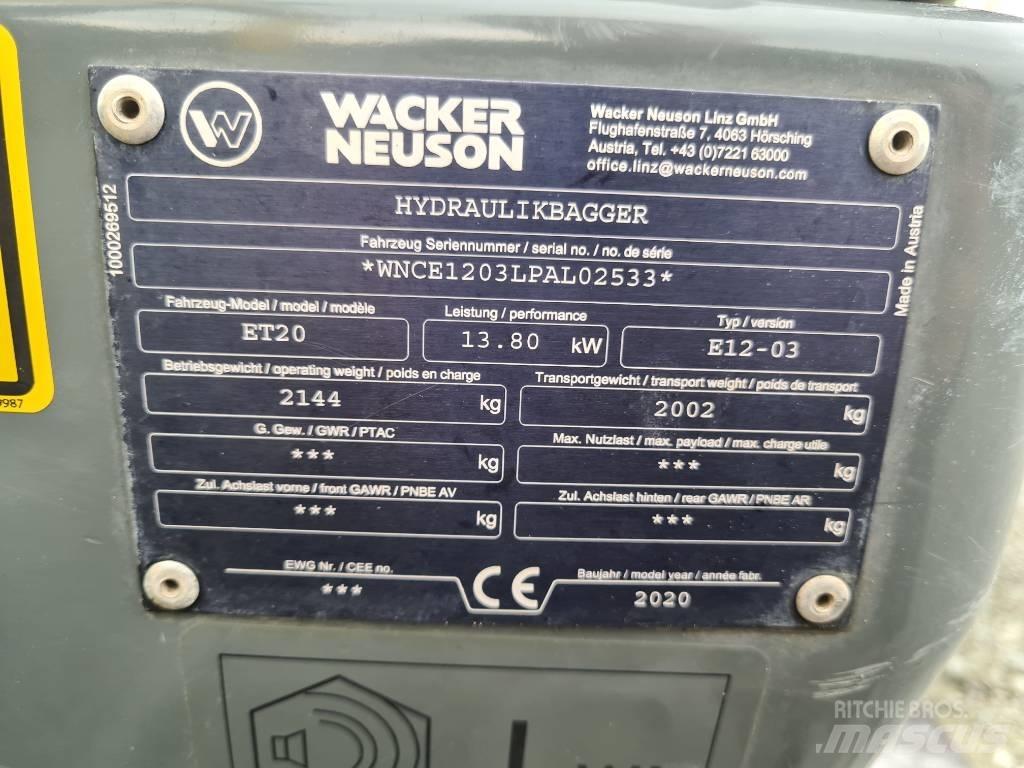 Wacker Neuson ET20 Pelle sur chenilles