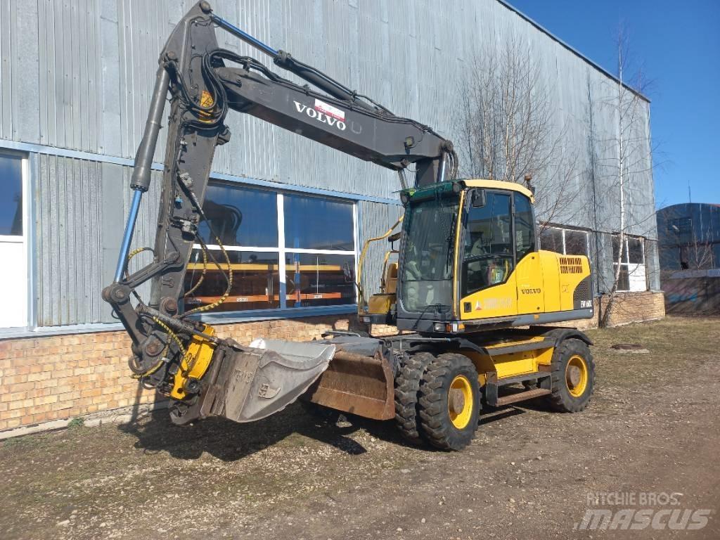 Volvo EW 160 C Pelle sur pneus