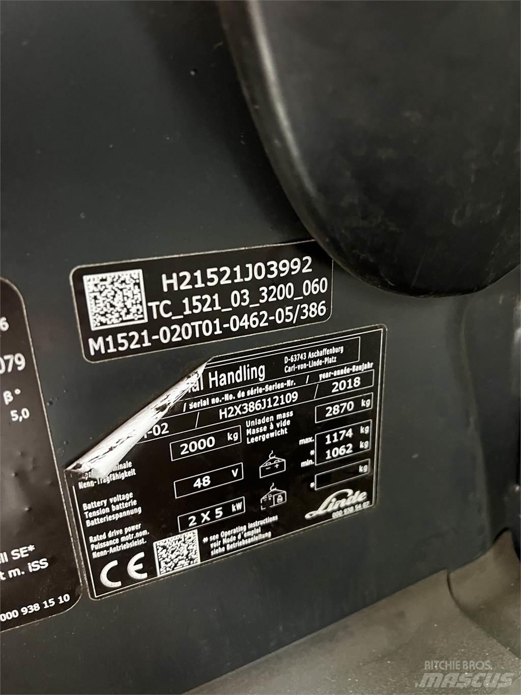 Linde E20PH Chariots élévateurs électriques
