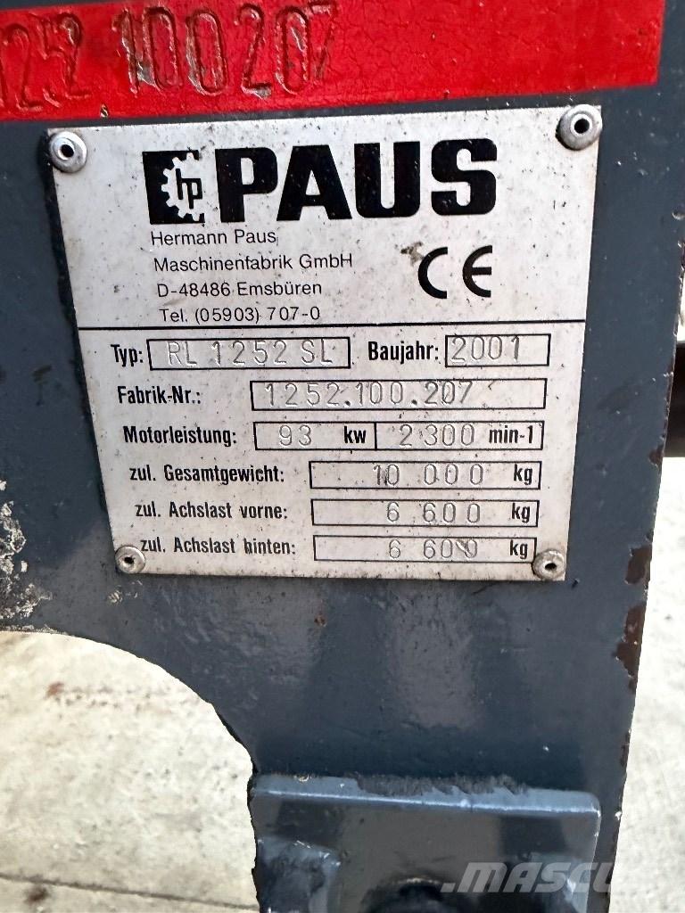 Paus Rl 1252 SL Chargeuse sur pneus