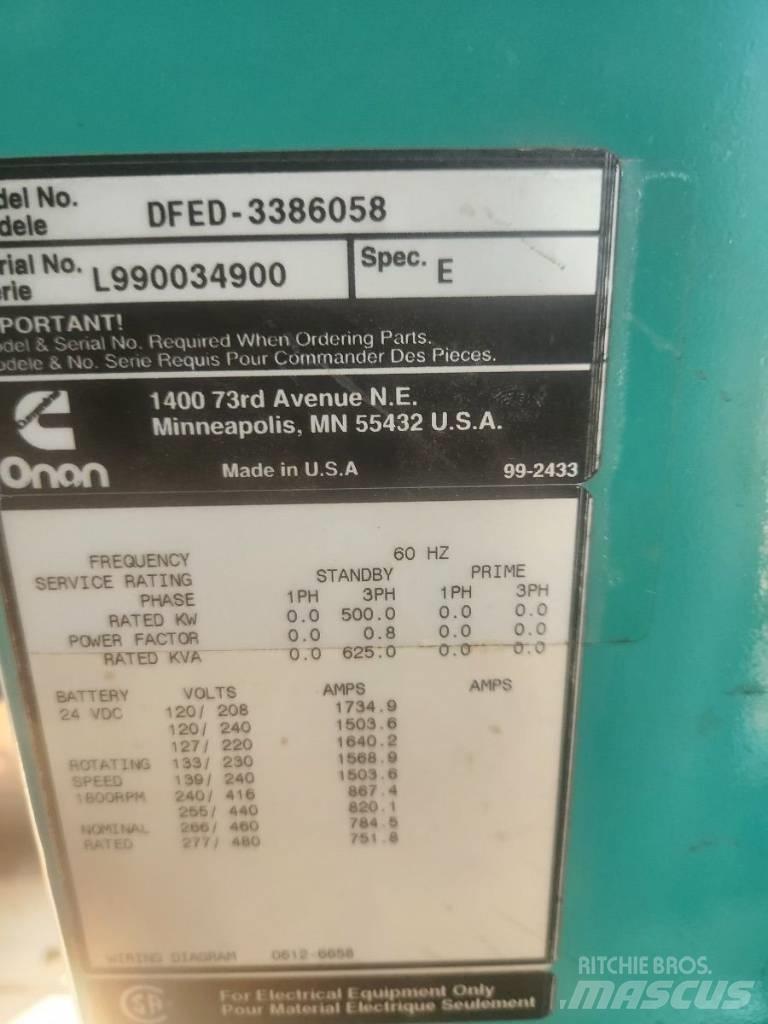 Cummins KTA19 Générateurs diesel
