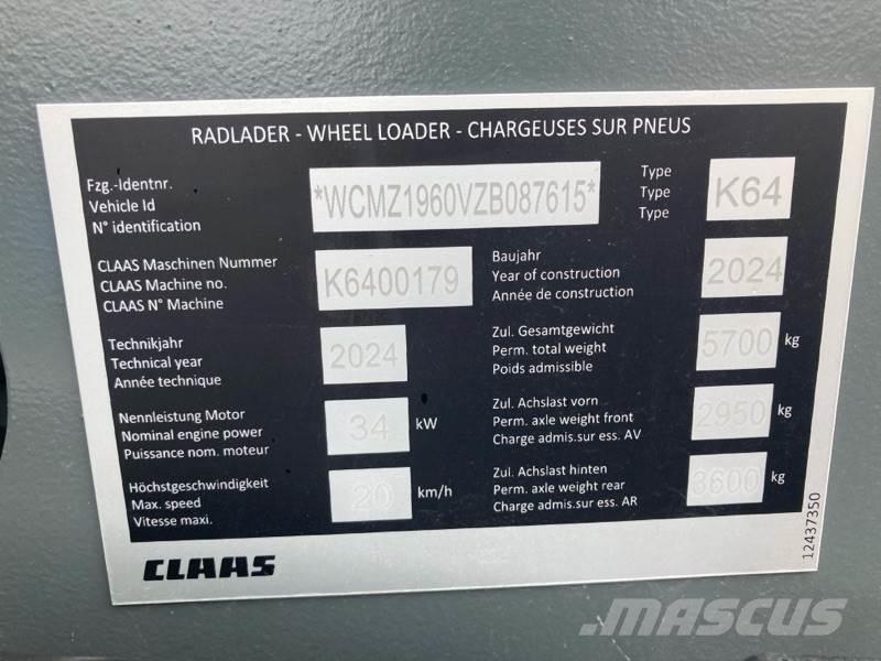 CLAAS TORION 530 Chargeuse sur pneus