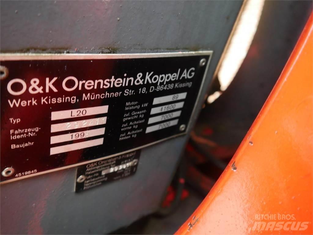 O&K L20 Chargeuse sur pneus