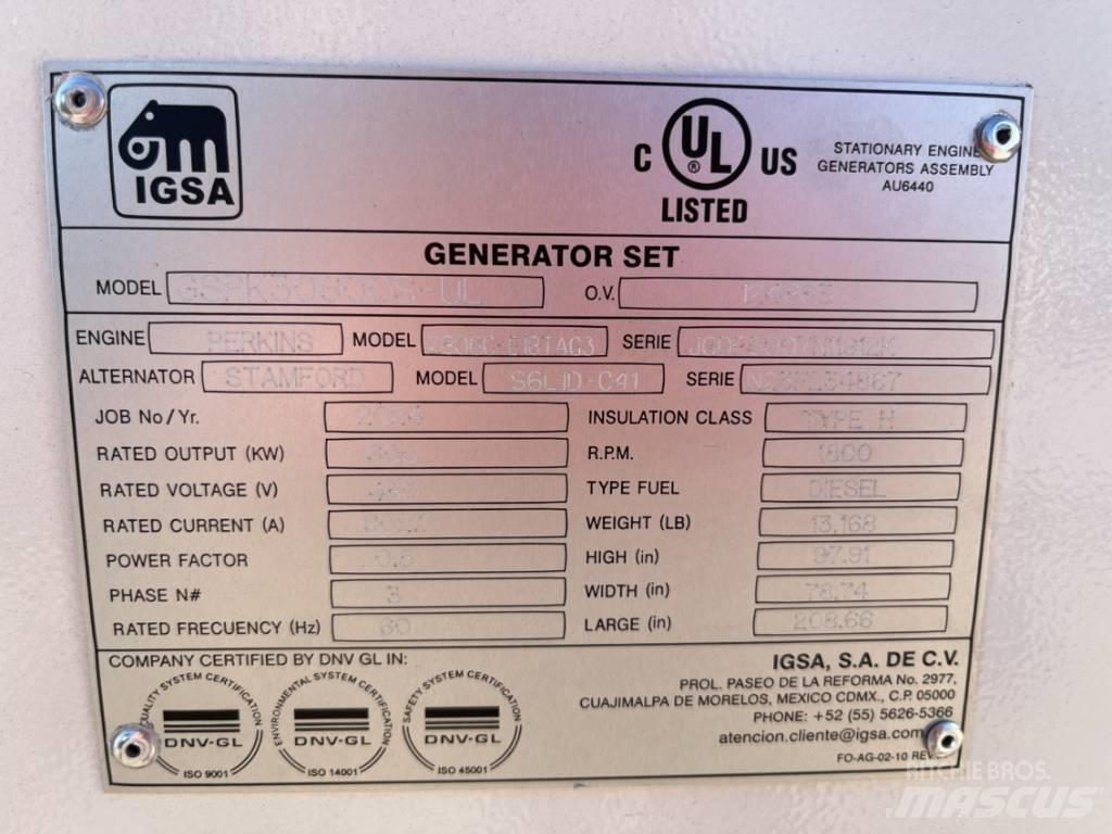  IGSA  GSPK20600L-UL Générateurs diesel