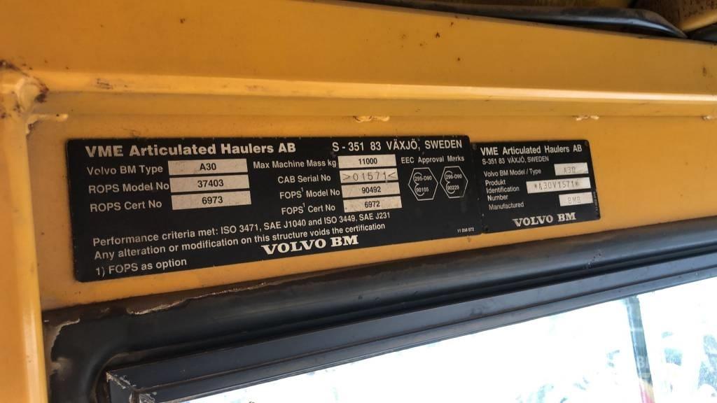 Volvo A 30 Tombereau articulé
