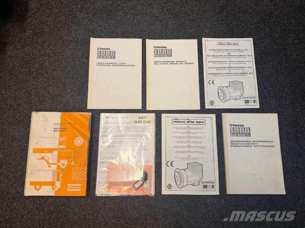 Atlas Copco QAS 78 Générateurs diesel