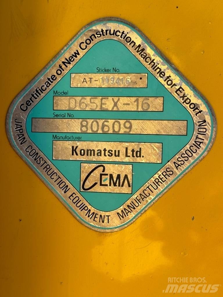 Komatsu D65EX-16 Bouteurs sur chenilles