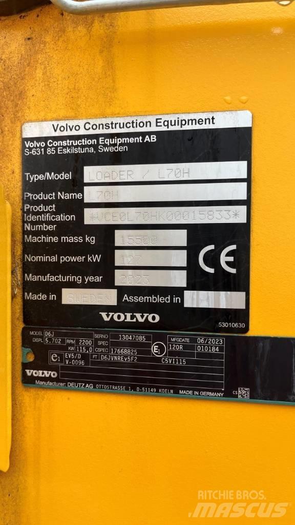 Volvo L70H Chargeuse sur pneus