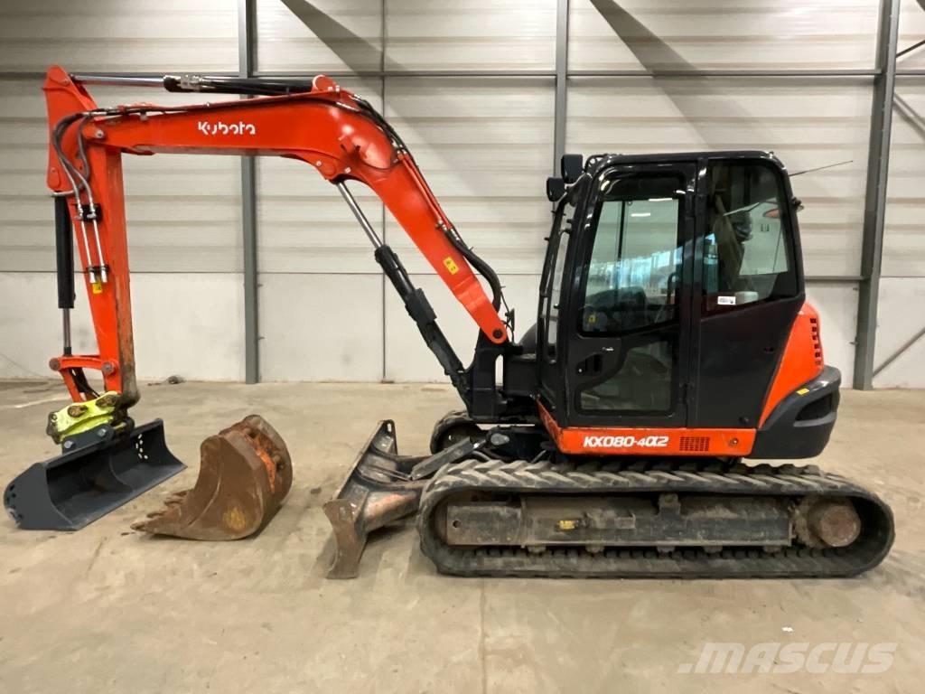 Kubota KX 080-4 A 2 Mini pelle 7t-12t