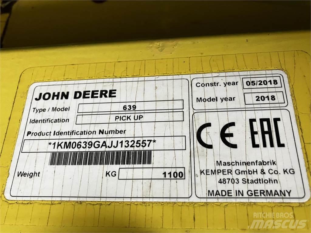 John Deere 639 Accessoires moissonneuse batteuse