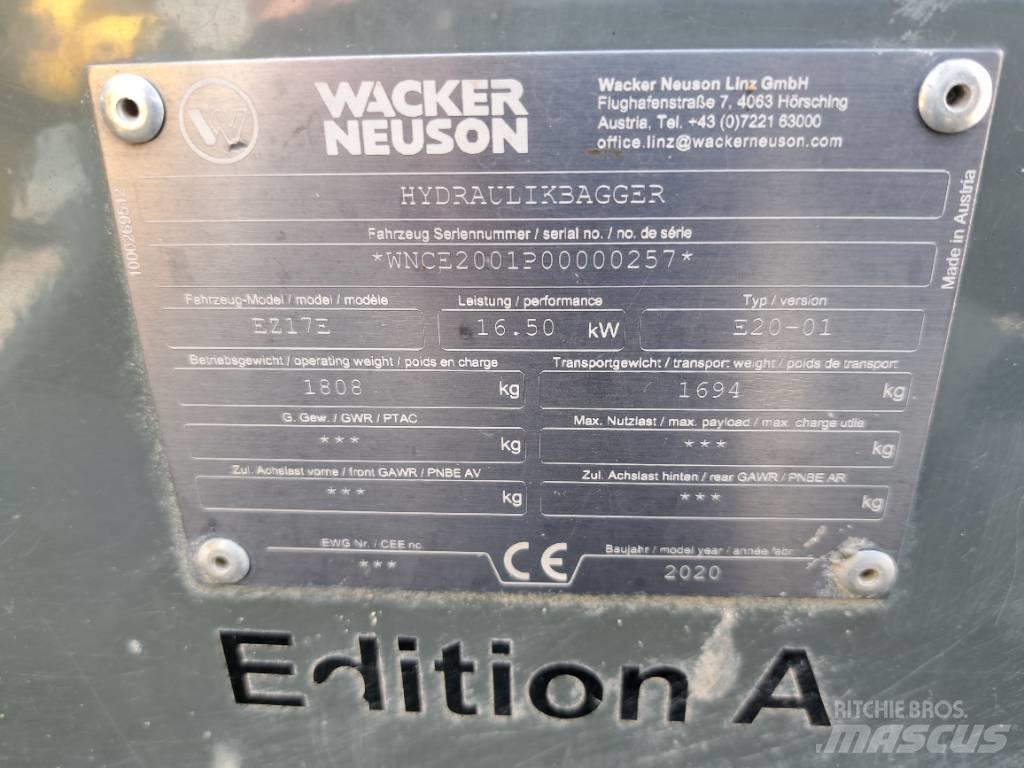 Wacker Neuson EZ17e Pelle sur chenilles
